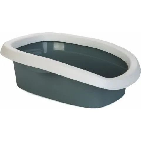 Sprint 10 - Kattenbak - Wit/Lichtblauw - 31x43x14 cm