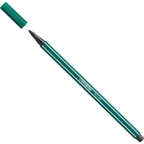 STABILO Pen 68 - Premium Viltstift - Blauw Groen - per stuk