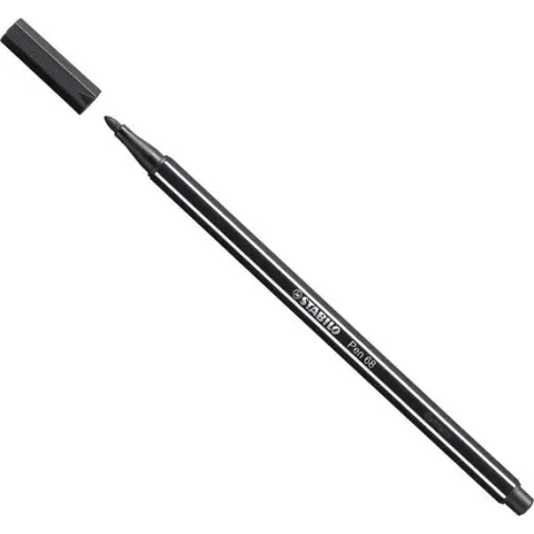 STABILO Pen 68 - Premium Viltstift - Zwart - per stuk