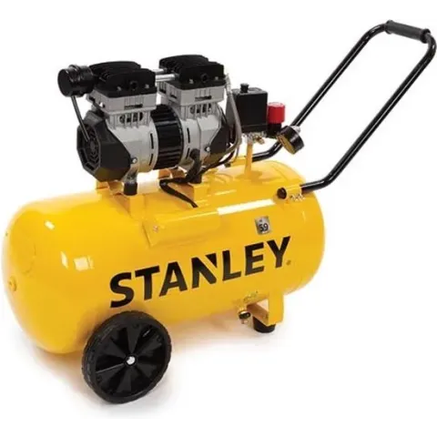 Stanley - Compressor - Zonder Olie - Horizontaal - Low Noise - 50 L / 1 pk / 8 bar
