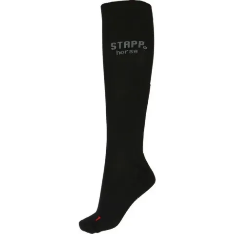 Stapp Horse Kniekous Compression Zwart - Ruiterkleding - 39-42