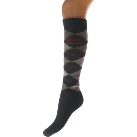 Stapp Horse Kniekousen Ruit Lurex