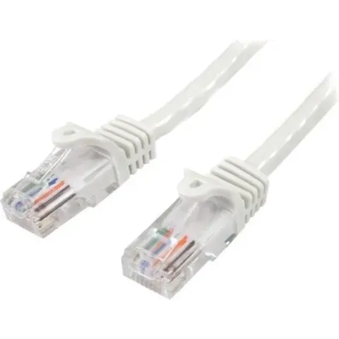 StarTech.com Cat5e Ethernet netwerkkabel met snagless RJ45 connectors UTP kabel 10m wit