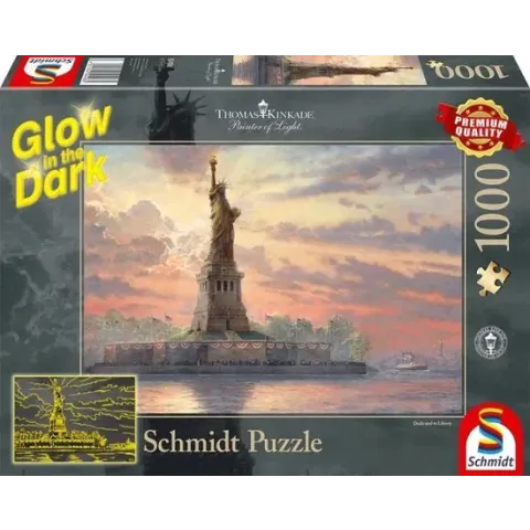 Statue of Liberty in the twilight,1000 stukjes Puzzel