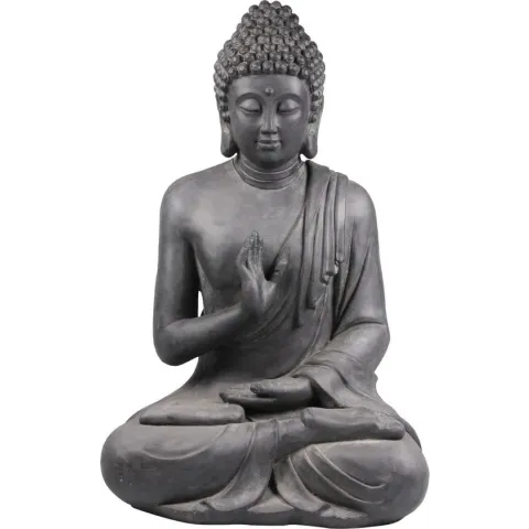 Stone-Lite Deco Tuinbeeld Boeddha black 817XL