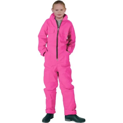 STØRVIK Kinderoverall 100% Katoen Unisex Roze - Maat 128 - NICKY