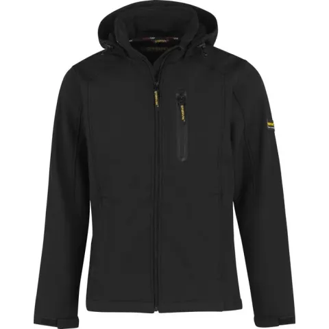 STØRVIK Softshell Werkjas Winddicht Heren Zwart - Maat 2XL - NAPIER