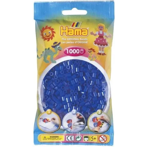 Strijkkralen 1000 Stuks Blauw Neon