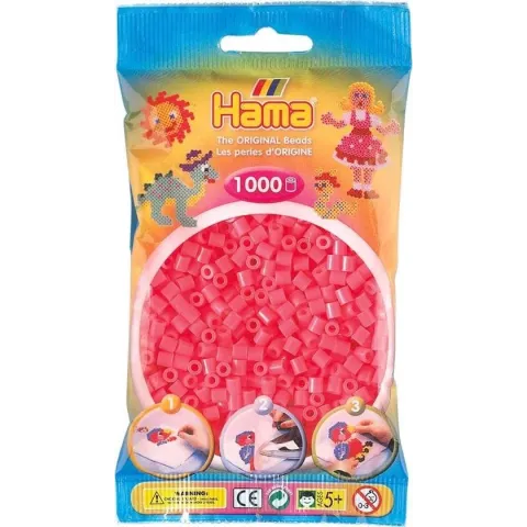 Strijkkralen Hama 1000 Stuks Cerise