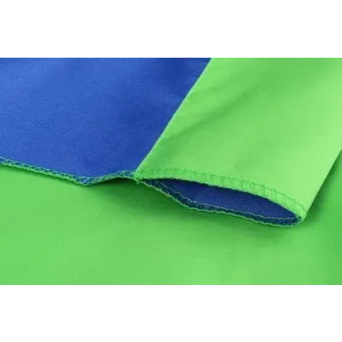 StudioKing StudioKing Achtergronddoek 2,7x5 m Blauw/Groen