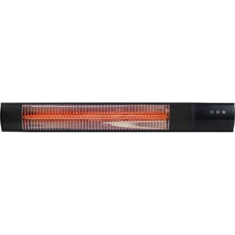 Sunred - Heater Royal Diamond Dark Wall 2000 - Terrasverwarmer elektrisch - Metaal - Zwart
