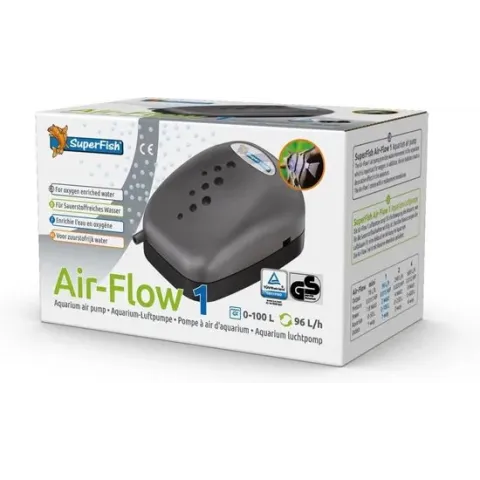 Superfish Air Flow 1 - Aquariumpomp - Beluchting - 1 uitgang