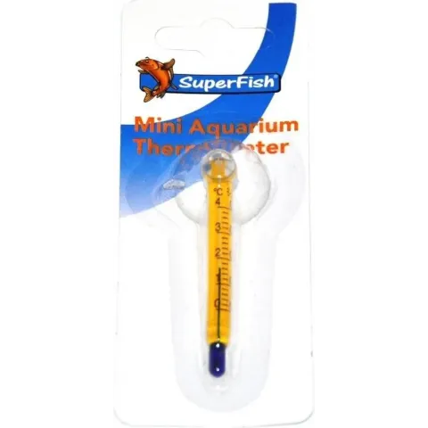 SuperFish Mini Aquarium Thermometer - Aquarium - Zuignap - Geel