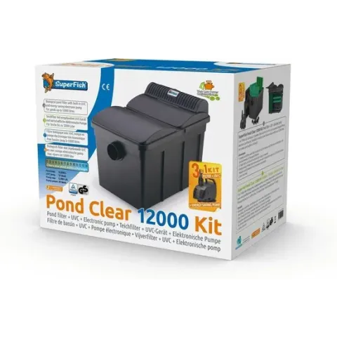 SuperFish Pond Clear Kit 12000 UVC-13W- Pomp 5000 l/h