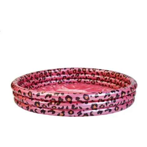 Swim Essentials Opblaas Zwembad Panterprint Rosé goud Ø 150 cm