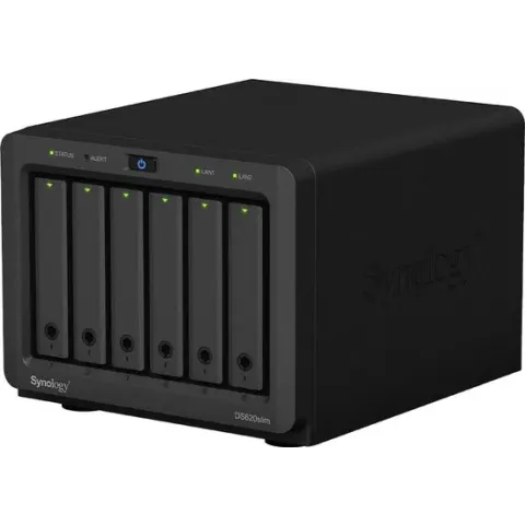 Synology DiskStation DS620SLIM data-opslag-server NAS Desktop Ethernet LAN Zwart J3355