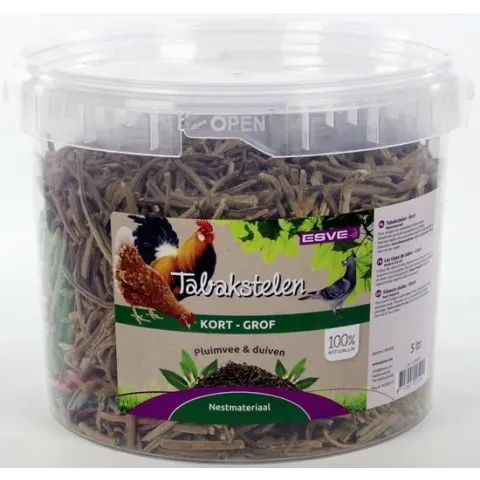 Tabakstelen Emmer grof 5l