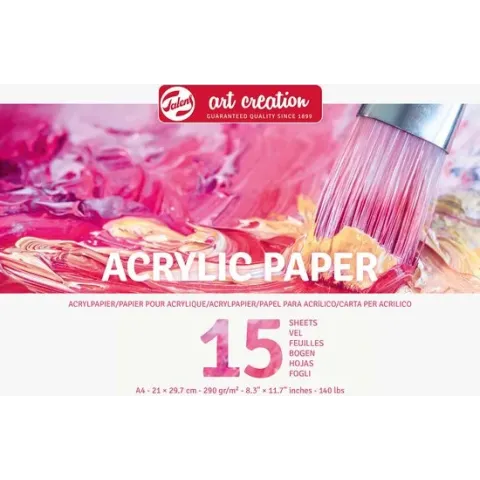 Talens Art Creation acrylverf papier - wit - FSC mix