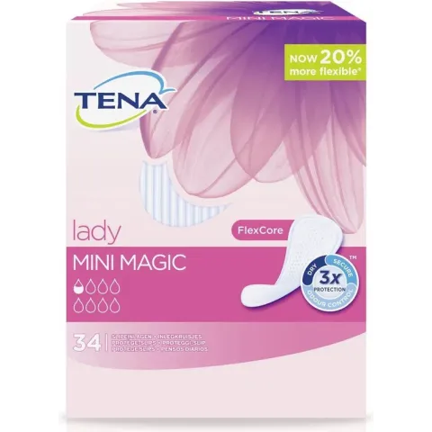 Tena Lady Mini Magic - 34 Stuks - Incontinentie Inlegkruisjes