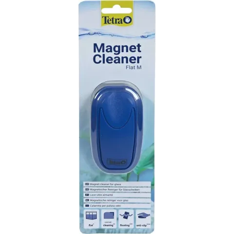 Tetra Magnet Cleaner Flat Blauw - Algenmagneet - M