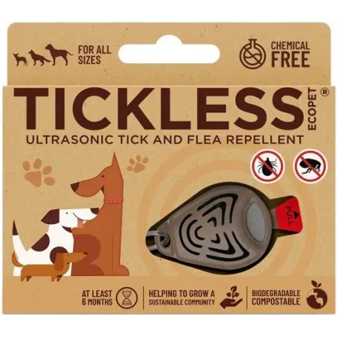 Tickless Eco Teek En Vlo Afweer Voor Hond En Kat Bruin