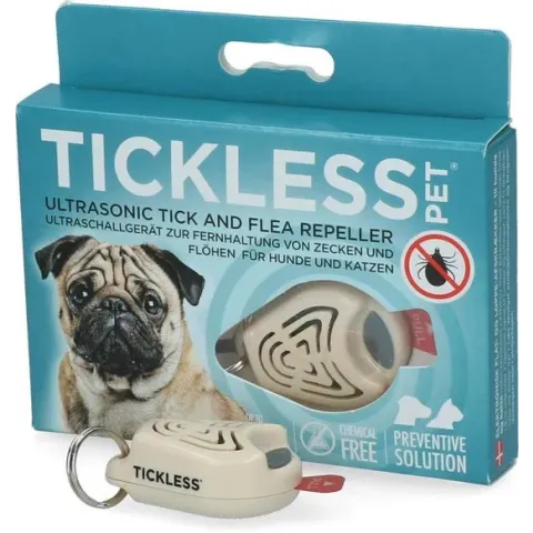 Tickless Teek en Vlo afweer- voor hond en kat - Beige