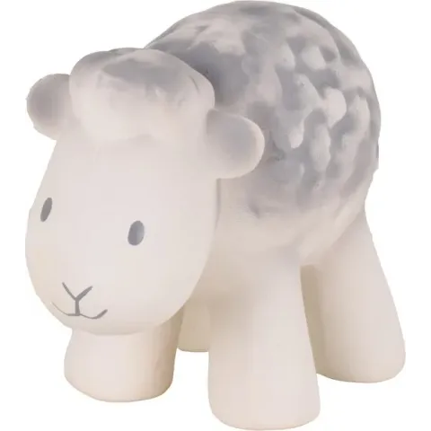 Tikiri Bijt- En Badspeeltje Met Rammelaar Schaap Junior 12 Cm