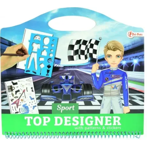 Toi-toys Tekenboek Racers Met Stickers