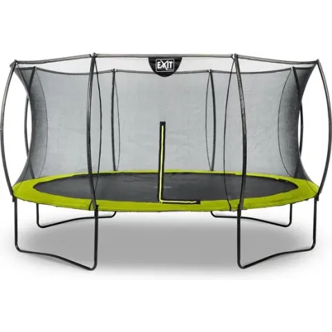 Trampoline EXIT Silhouette - ø427cm - groen