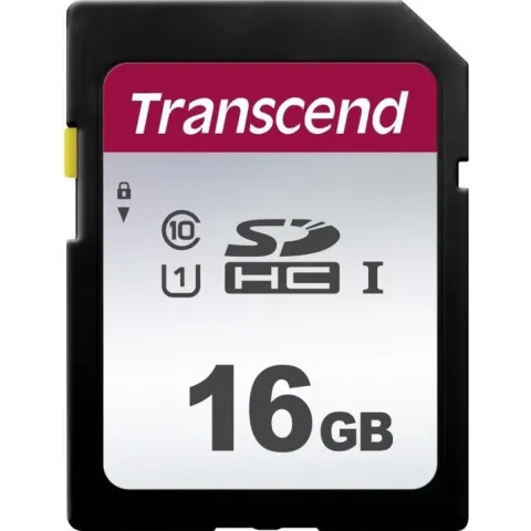 Transcend 16GB, UHS-I, SD flashgeheugen SDHC Klasse 10 NAND