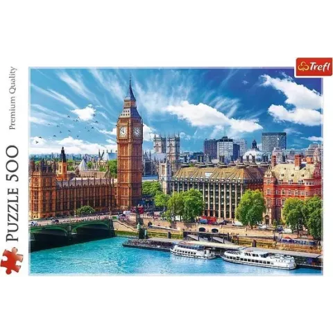 Trefl Puzzel Zonnige dag in Londen: 500 stukjes