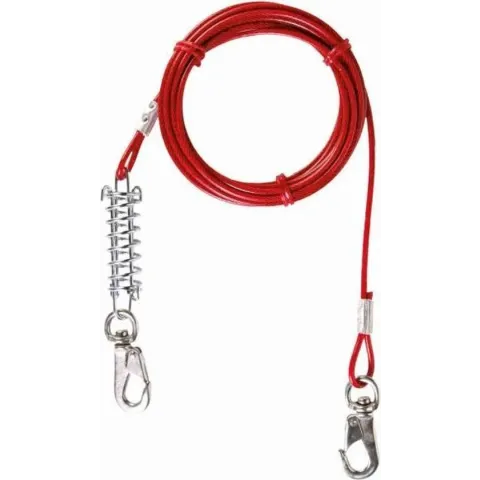 Trixie Aanleglijn Rood - 5 MTR