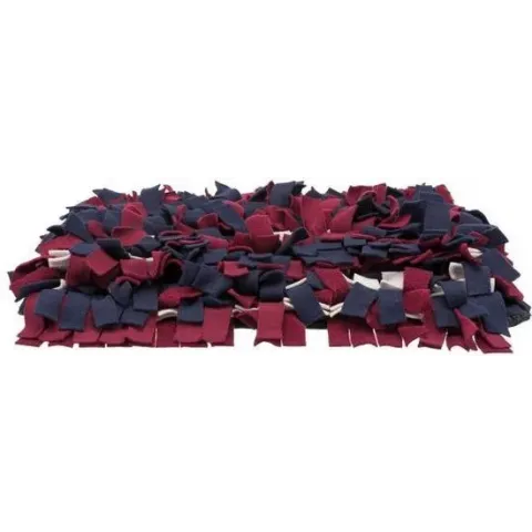 Trixie Activity Snuffelmat - Hondenspeelgoed - Donkerblauw/Bordeaux - 50 x 34 cm