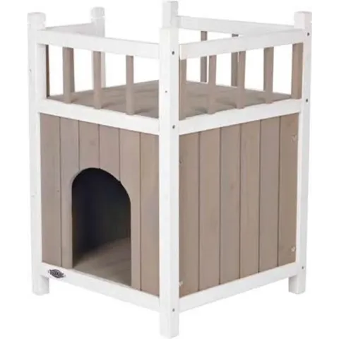 Trixie Cat's Home Kattenhuis - Grijs - 45 x 65 x 45 cm