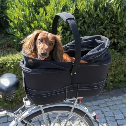 Trixie Fietsmand Bagage Drager Breed Zwart - 29 x 42 x 48 cm