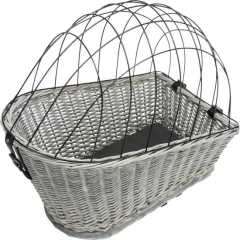 Trixie Fietsmand Bagagedrager Met Rooster Grijs - 55X35X49 CM
