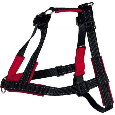 Trixie Hondentuig Lead'n'Walk Soft Zwart Maat - S/M