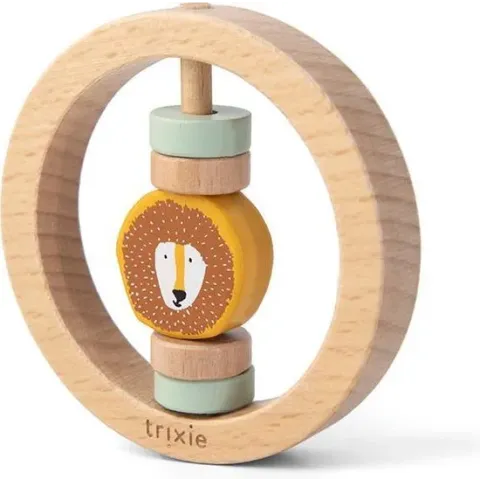 Trixie houten ronde rammelaar Mr. Lion