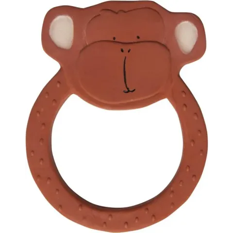 Trixie - Ronde bijtring natuurlijk rubber - Mr. Monkey