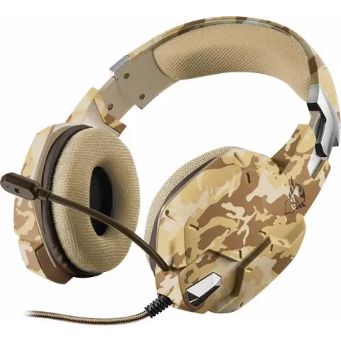 Trust GXT 322 Carus - Gaming Headset voor PS4, PS5, Xbox Series X en PC - Desert Camouflage