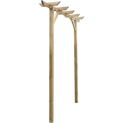 Tuin pergola 200 x 40 x 205 cm (hout)