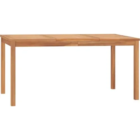 Tuintafel 160x80x77 cm massief teakhout