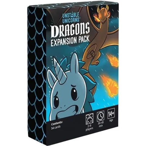 Unstable Unicorns Dragons Expansion - Engelstalig Kaartspel