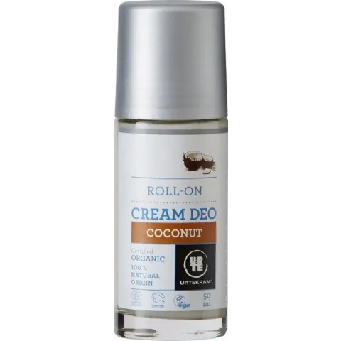Urtekram Roll On Cream Deodorant - Kokosnoot - 50ml