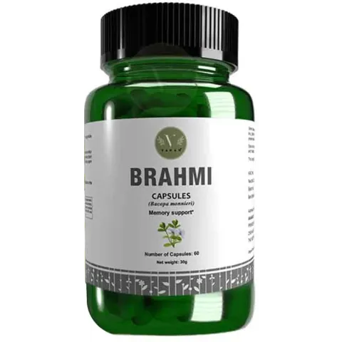 Vanan, Brahmi, 60 caps, Vegan, Ayurvedische voedings supplementen, ondersteuning van het geheugen