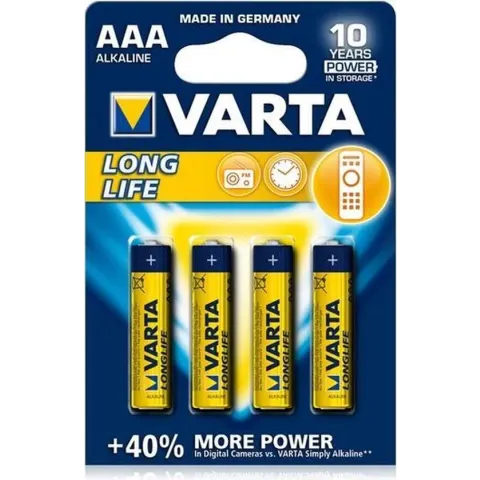 Varta Longlife Batterie Wegwerpbatterij AAA Alkaline