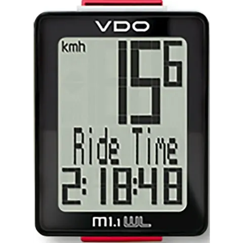 VDO M1.1 WR - Fietscomputer - Bedraad -Zwart