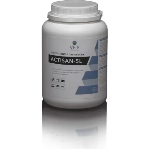 VEIP Actisan 5 Liter chloortablet 2,7 gram pot 300 stuks
