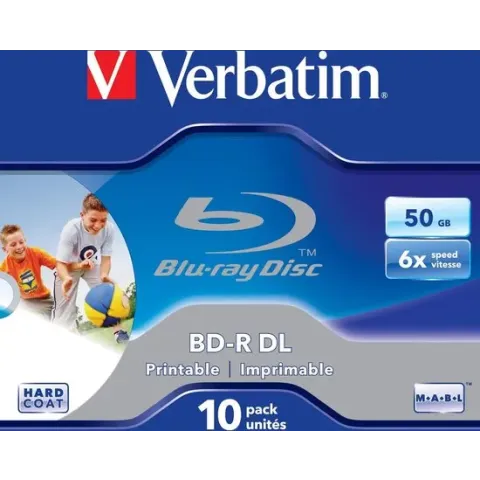 Verbatim BD-R DL 50GB 6x JC WIDE PRINTABLE - Rohling