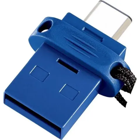 Verbatim Dual - USB-Stick 3.0 32 GB - USB-C / USB-A - Blauw